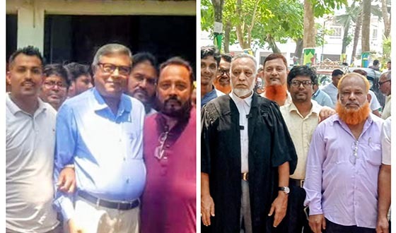 চাঁদপুর রাজনৈতিক মামলায় হাজিরা দিলেন জেলা আ. লীগ সভাপতিসহ নেতাকর্মী