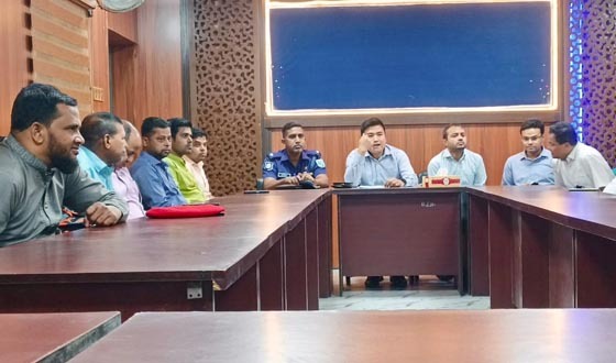 হিলিতে পহেলা বৈশাখ উদযাপন উপলক্ষে প্রস্তুতি সভা