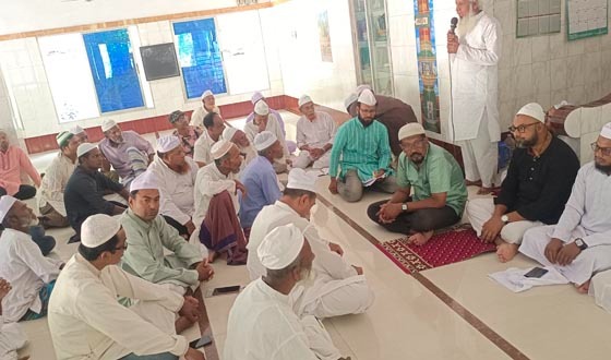 বসন্তপুর আহ্ছানিয়া মিশনের ভবনের ছাদ নির্মানকল্পে মতবিনিময়