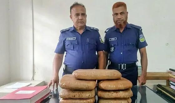 শ্রীবরদীতে পরিত্যক্ত বস্তায় মিললো গাঁজা