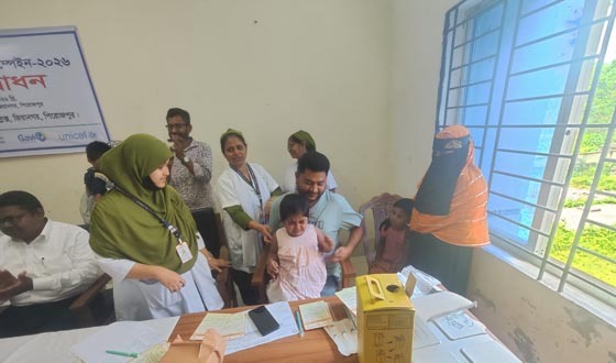 হাম ও রুবেলা রোগ প্রতিরোধে টিকাদান ক্যাম্পেইন উদ্বোধন
