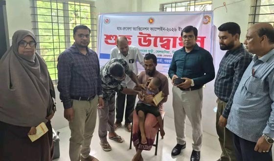 গফরগাঁওয়ে হাম-রুবেলা টিকাদান ক্যাম্পেইনের উদ্বোধন