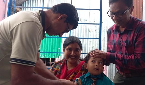 কলমাকান্দায় হামের টিকাদান কার্যক্রম শুরু