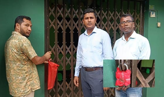 কলাপাড়ায় অনুমোদনহীন স্কুল কাম কোচিং সেন্টার সিলগালা