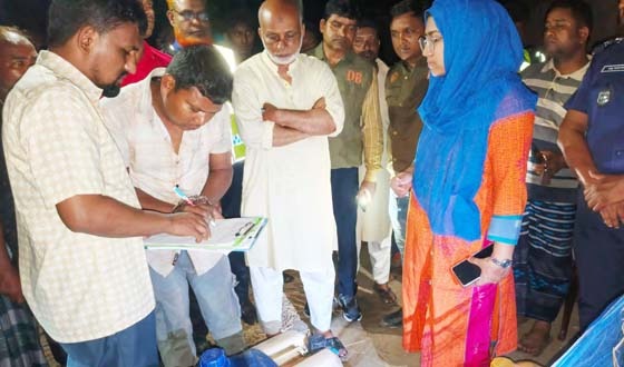 চিরিরবন্দরে অবৈধভাবে প্রেট্রোল মজুদের দায়ে জরিমানা