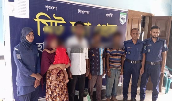 গ্রেফতারি পরোয়ানার আসামিসহ দণ্ডপ্রাপ্তদের আদালতে প্রেরণ