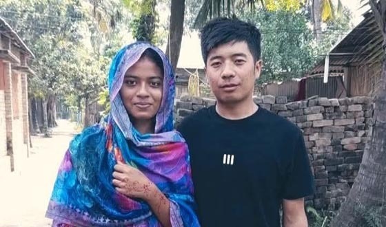 প্রেমের টানে চীন থেকে বাংলাদেশে, তরুণীকে বিয়ে করলেন চীনা যুবক