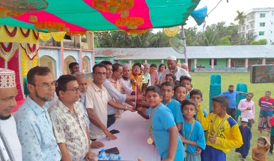 জিয়ানগরে ফুটবল ফাইনাল খেলা অনুষ্ঠিত