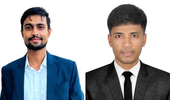 এমসি কলেজ রিপোর্টার্স ইউনিটির সভাপতি লবীব ও সম্পাদক বদরুল