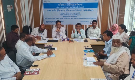আশাশুনিতে দুর্যোগ ঝুঁকি হ্রাস ও পরিকল্পনা অভিজ্ঞতা বিনিময় সভা