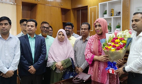 রাজারহাটে নবাগত ইউএনও মিজ্ তানজিলা তাসনিমের যোগদান
