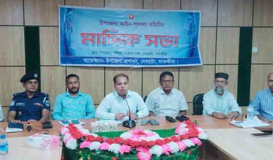 দেবহাটায় আইনশৃঙ্খলা ও উন্নয়ন সমন্বয় কমিটির সভা