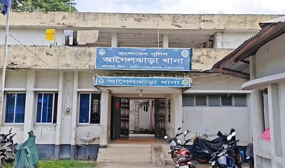 আগৈলঝাড়ায় জমিজমা বিরোধের জেরে মা-মেয়েকে মারধর
