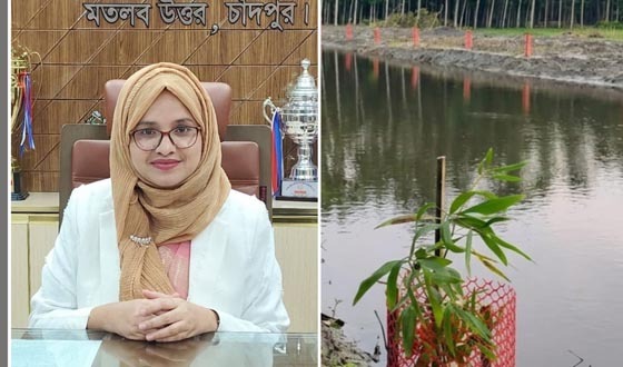 মতলবে খাল খনন শেষে ২০ লাখ টাকা কোষাগারে ফেরত দিল ইউএনও