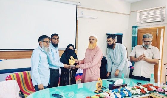 কৃতি শিক্ষার্থীদের সংবর্ধনা দিল চাঁদপুর সরকারি টেকনিক্যাল স্কুল ও কলেজ