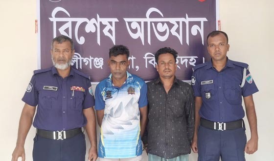 কালীগঞ্জে দুই পরোয়ানাভুক্ত দুই আসামি গ্রেফতার