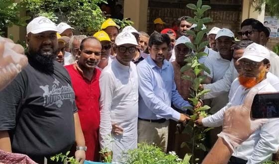 জাতীয়তাবাদী স্বেচ্ছাসেবক দলের প্রতিষ্ঠাবার্ষিকীতে বৃক্ষ রোপন
