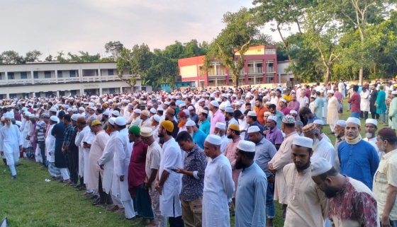 কাপাসিয়া সদর ইউপি সদস্য ওবায়দুল করিমের জানাজা ও দাফন সম্পন্ন