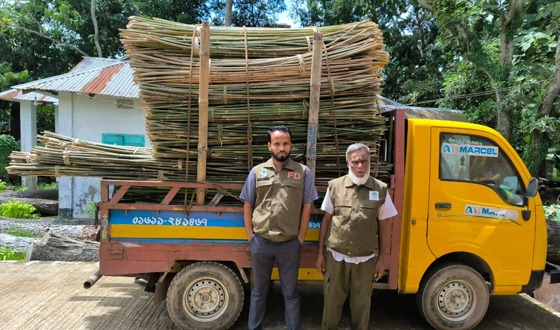 মাধবপুরে চোরাই বাঁশসহ মিনি ট্রাক জব্দ