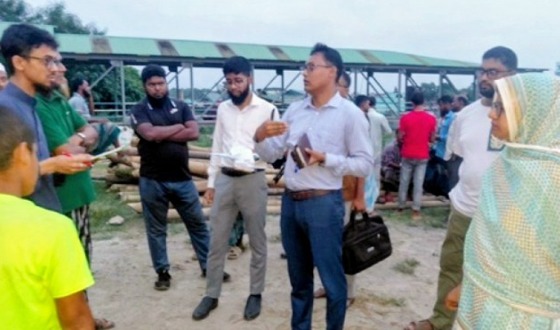 চাঁদপুরে নদী ভরাট করে ঘাট নির্মাণ: ৫০ হাজার টাকা জরিমানা