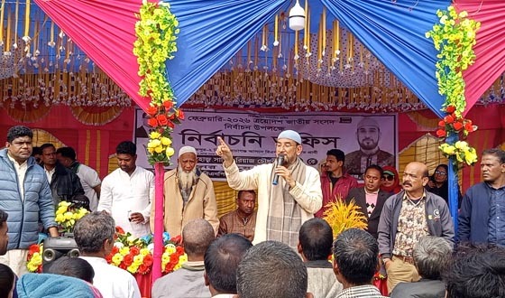 বোচাগঞ্জে ধানের শীষের ব্যাপক গণসংযোগ