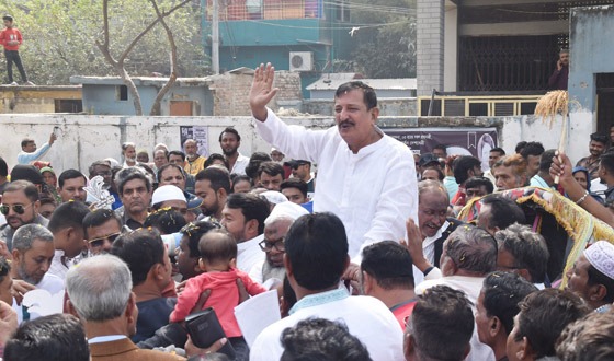 রাজশাহীতে ধানের শীষ প্রতীকে  উৎফুল্ল জনগণ: মিনু