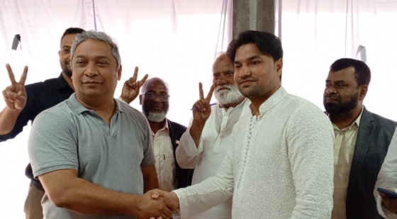 কাপাসিয়ায় বিএনপি প্রার্থীকে এনপিপি প্রার্থীর পূর্ণ সমর্থন