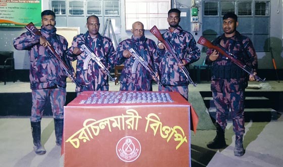 বিজিবির অভিযানে মাদক উদ্ধার