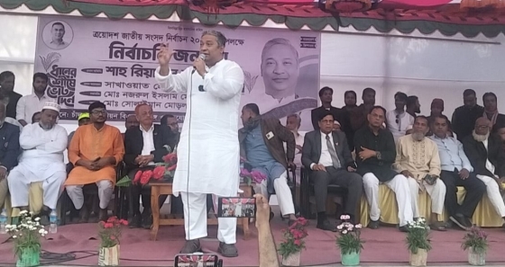 ধানের শীষ বিজয়ী হলে মানবাধিকার নিশ্চিত হবে: শাহ রিয়াজুল