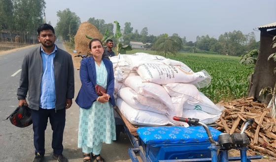 শেরপুরে পাচারকালে কৃষকের বরাদ্দের সার জব্দ