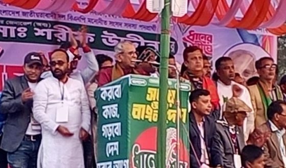 তানোরে বিএনপির নির্বাচনী জনসভা