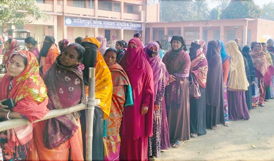 ৩টি নির্বাচনে আমার পছন্দের মার্কায় ভোট দিতে পারেনি, এবার পেরেছি
