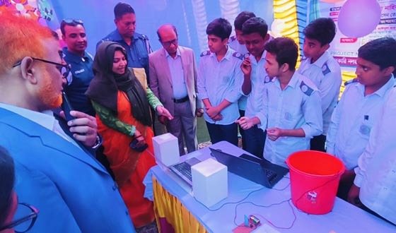 নলডাঙ্গা ভূষণ মাধ্যমিক বিদ্যালয়ে বিজ্ঞান মেলা উদ্বোধন