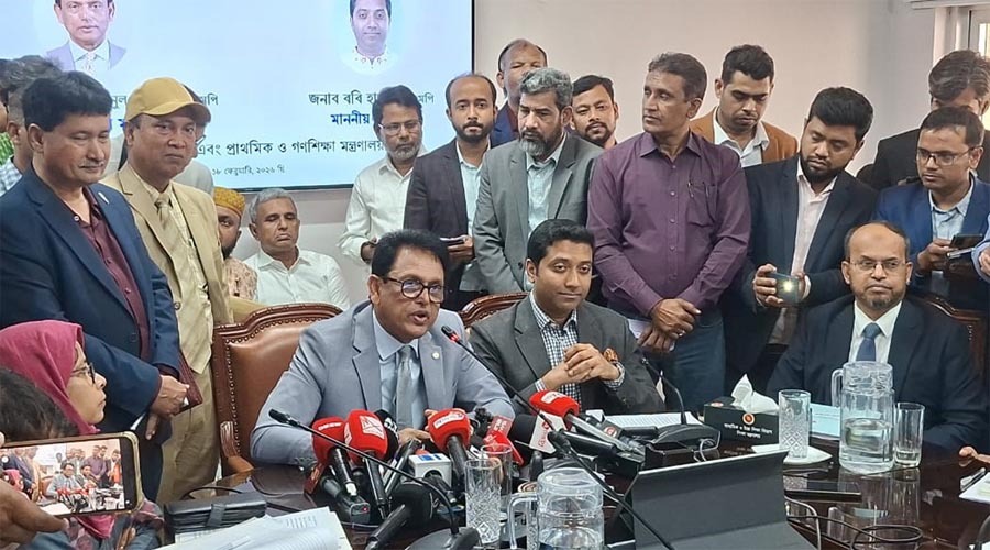 পরীক্ষায় নকল-প্রশ্নফাঁস বন্ধ, শিক্ষাব্যবস্থা আন্তর্জাতিক মানে উন্নীত করা হবে: শিক্ষামন্ত্রী