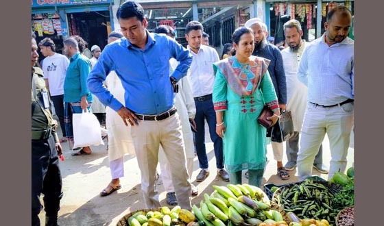 ঝিনাইগাতীতে বাজার মনিটরিং কার্যক্রম জোরদার