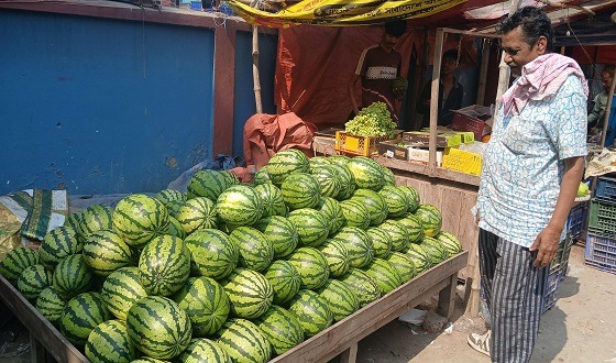 চাটমোহরে কলা, তরমুজসহ ফলের দাম নাগালের বাইরে