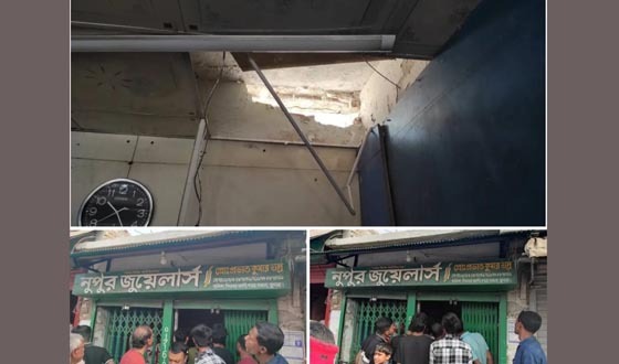 কয়রা বাজারের স্বর্ণের দোকানে দুর্র্ধষ চুরি