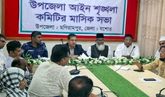 মণিরামপুরে চাঁদাবাজ ও মাদক কারবারিদের ঠাঁই নেই : এনামুল হক