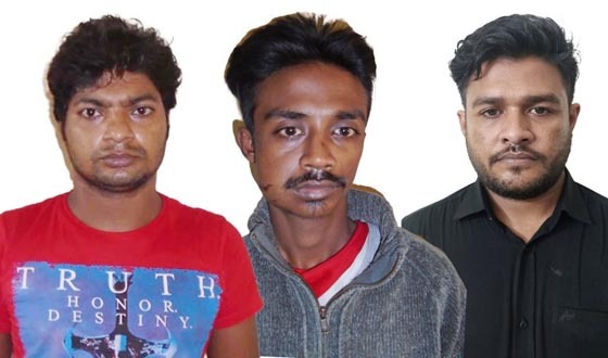 রাজশাহীতে ইয়াবা ট্যাবলেটসহ ৩ মাদক ব্যবসায়ী গ্রেপ্তার