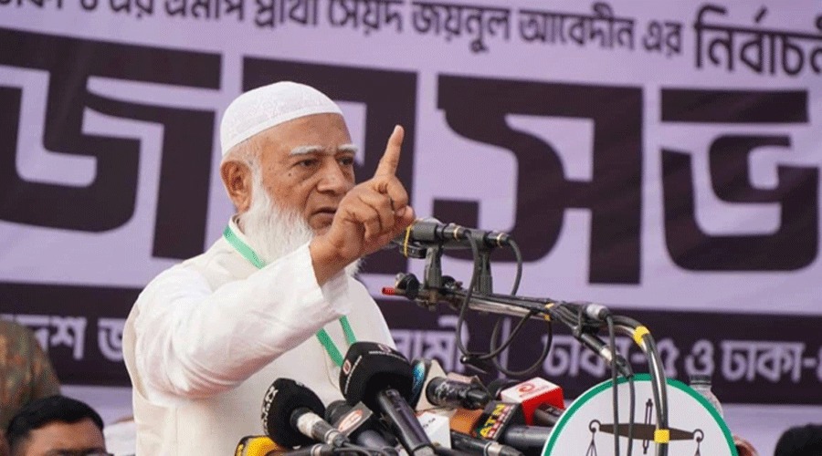 হ্যাঁ মানে আজাদি, না মানে গোলামি: জামায়াত আমির