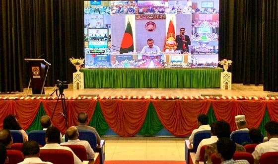 সারাদেশের ন্যায় রাজশাহীতেও ‘নজরুল বর্ষের’ উদ্বোধন করলেন প্রধানমন্ত্রী