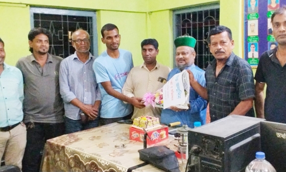 জন্ম দিনের শুভেচ্ছায় শিক্ত হলেন কালীগঞ্জে সাংবাদিক