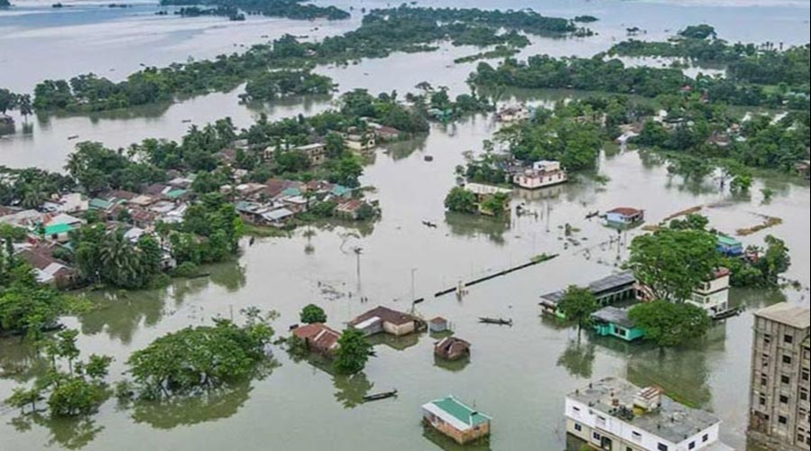 টানা ভারি বৃষ্টিতে ১৬ জেলায় বন্যার শঙ্কা, নদীর পানি বাড়ছে