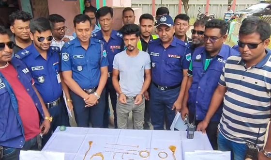 গাংনীতে ৩০ লক্ষ টাকার স্বর্ণালংকার উদ্ধার, আটক ১