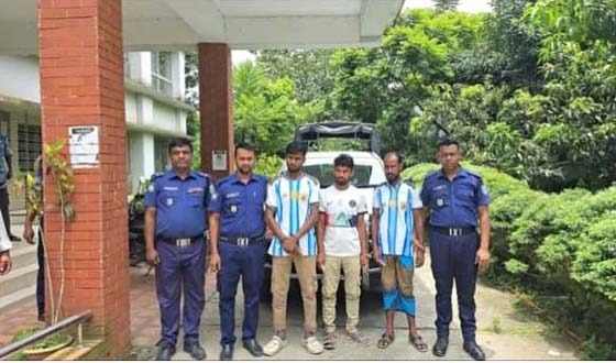নিকলীতে ইয়াবাসহ গ্রেফতার তিন