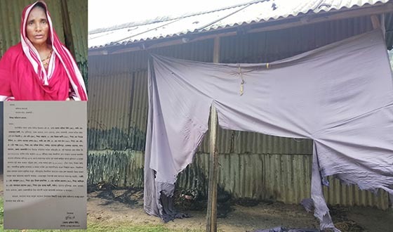 তানোরে গভীর রাতে দোকানে আগুন