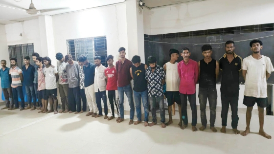 টঙ্গীতে মাদকবিরোধী অভিযানে ২০জন গ্রেপ্তার