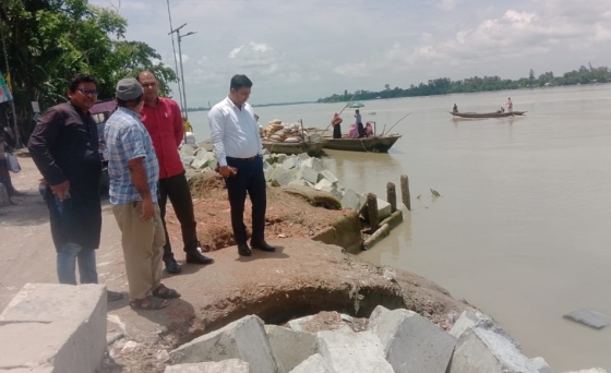 দুধকুমার নদের পানি বাড়ছে নিম্নাঞ্চল প্লাবিত হওয়ার শঙ্কা