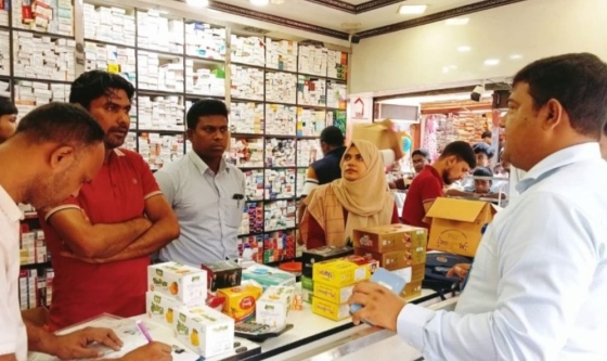 ভেজাল পণ্য ও মেয়াদোত্তীর্ণ ওষুধ রাখায় ৫ প্রতিষ্ঠানকে জরিমানা