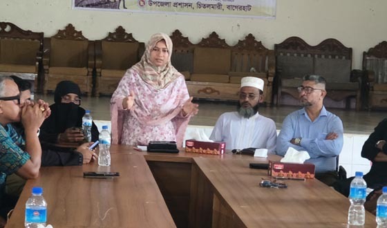 চিতলমারীতে জুলাই শহীদ দিবস এর প্রস্তুতি সভা